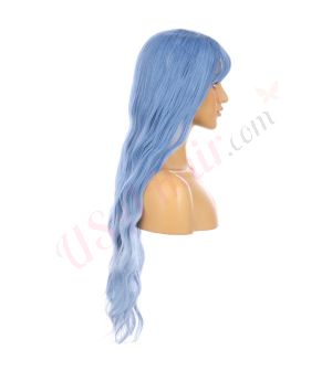 Vibrant Blue Hair Wigs Made With High Quality Hair
