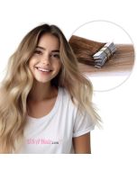 Ombre Blonde Tape-in Hair Extensions - Human Hair
