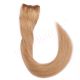 18 inch Invisible Wire Extensions Strawberry Blonde #27 Human Hair Thick 130g