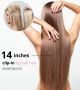 14 Inch Clip-in Hair Extensions - Human Hair