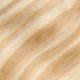 14 inch Clip-ins Thick Human Hair Strawberry Blonde & Bleach Blonde #27/613 125g