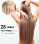 28 Inch Micro-loop Hair Extensions (Micro-Beads) - Human Hair