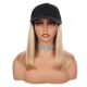 Rooted Honey Blonde Highlights #4t12/613 Wig Hat - Human Hair