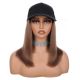 Chestnut Brown #6 Wig Hat - Human Hair