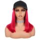 Red Wig Hat - Human Hair