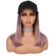 Ombre Pastel Wig Hat - Human Hair