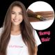 Chocolate Brown #4 Nano-Rings Hair Extensions (Nano-Beads) - Remy Hair