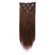 22 inch Clip-ins Brown #4 Premium Remy Human Hair 155g