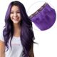 Purple Clip-in Volumizer - Human Hair