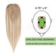 Dark Blonde Balayage Hair Topper 14 inch For Thinning Hair Part (Size: 2.75 inch x 5 inch, Weight: 45g) Remy Human Hair 