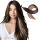 Dark Brown & Blonde Balayage Fusion Hair Extensions (Pre Bonded Keratin) - Human Hair
