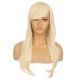 DM1810771-v4 Platinum Blonde Long Synthetic Hair Wig with Bang 