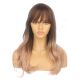 DM2031311-v4 Ombre Light Brown Long Synthetic Hair Wig with Bang