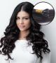 fusion human hair extensions	Black / Brown (#1b) 	remy hair