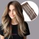 Ombre Balayage Invisible Wire Extensions - Synthetic Hair
