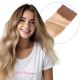 Ombre Blonde Invisible Wire Extensions - Human Hair