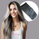 Ombre Gray Invisible Wire Extensions - Synthetic Hair