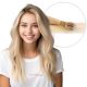 Ombre Light Blonde Nano-rings Hair Extensions (Nano-Beads) - Human Hair