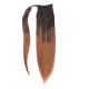 Ombre Brown Wrap Ponytail Hair Extensions - Human Hair 