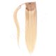 Light Blonde Ombre Wrap Ponytail Hair Extensions - Human Hair 