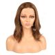 Layla #2 - Short Brunette Remy Human Hair Wig 14 Inches Bob Wig