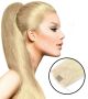 ponytail synthetic hair extensions	bleach blonde #613