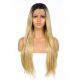 G1904728-v2 - Long Blonde Synthetic Hair Wig 