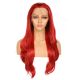 X1707479-v2 - Long Red Synthetic Hair Wig 