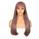 DM1707544-v4 - Long Mauve Pastel Synthetic Hair Wig With Bang 