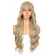 DM1810938-v4 - Long Dark Blonde Synthetic Hair Wig With Bang