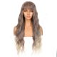 DM1810945-v4 - Long Highlighted Synthetic Hair Wig With Bang