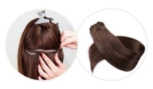 sew-in hair extensions
