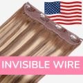 Invisible Wire Extensions USA Hair